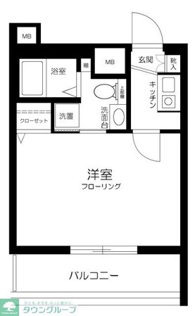 グリフィン新横浜・アリーナ前の物件間取画像